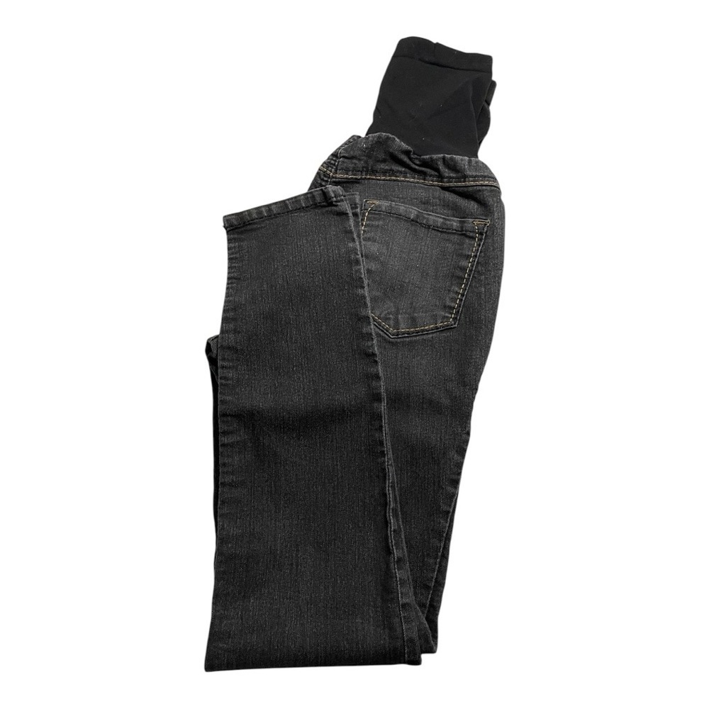 Maternity Black Jeans Fade To Blue Size S